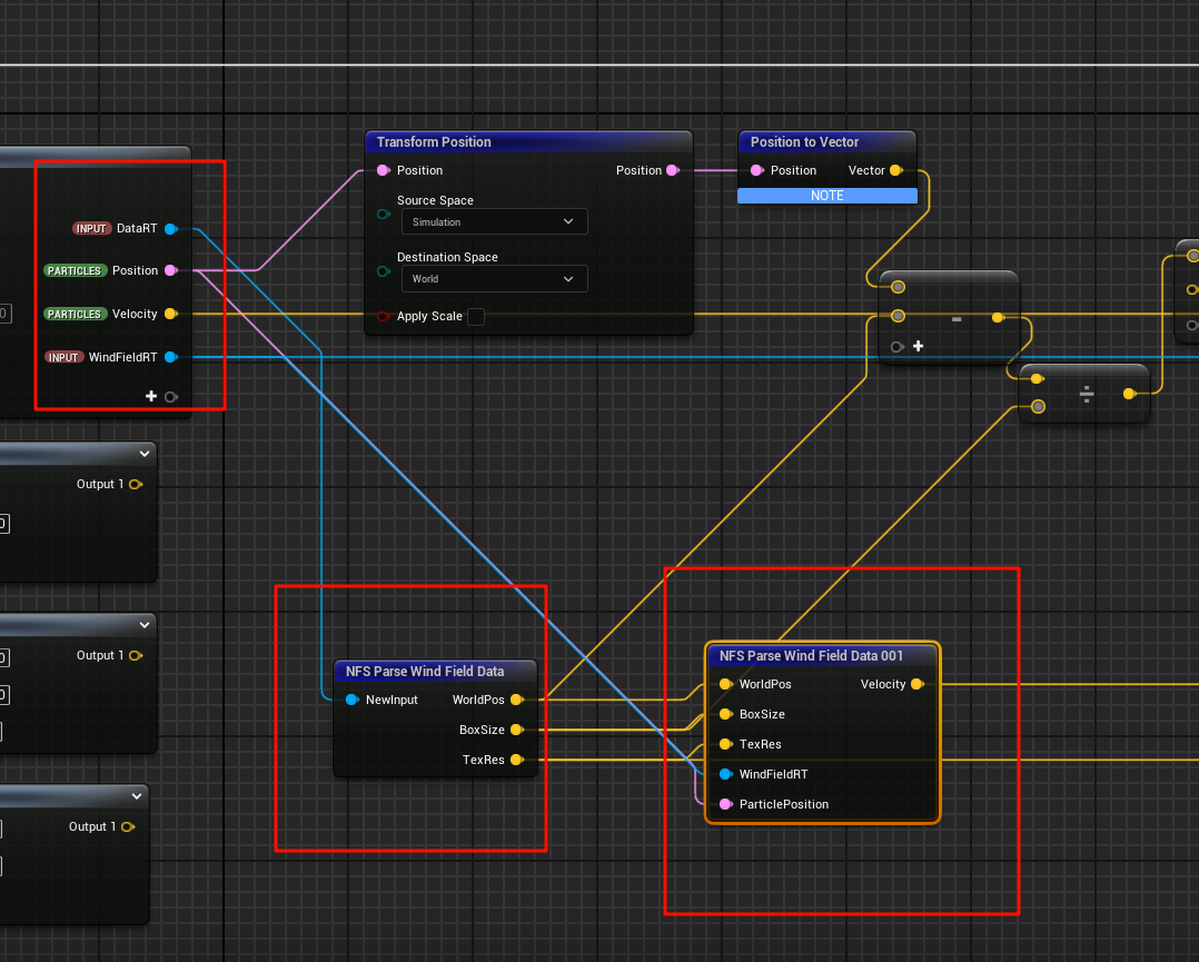 只看三个框，就是解析包围盒和解析风速